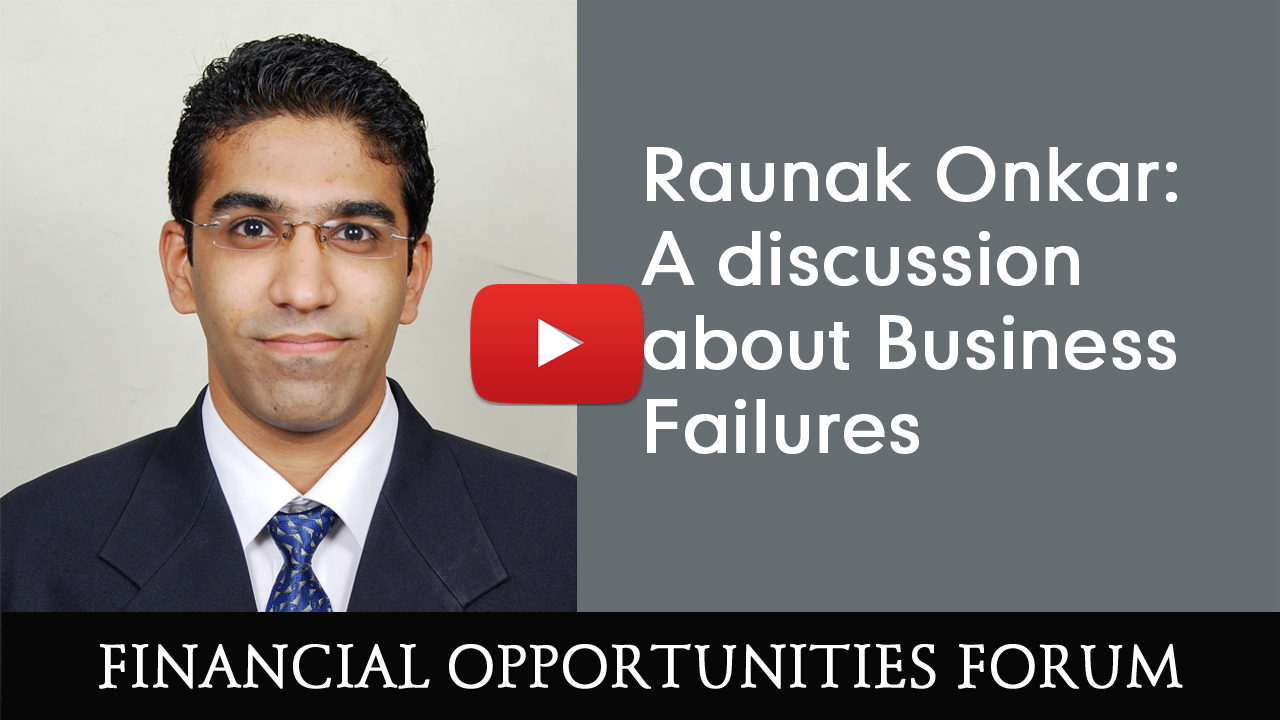 A discussion about Business Failures