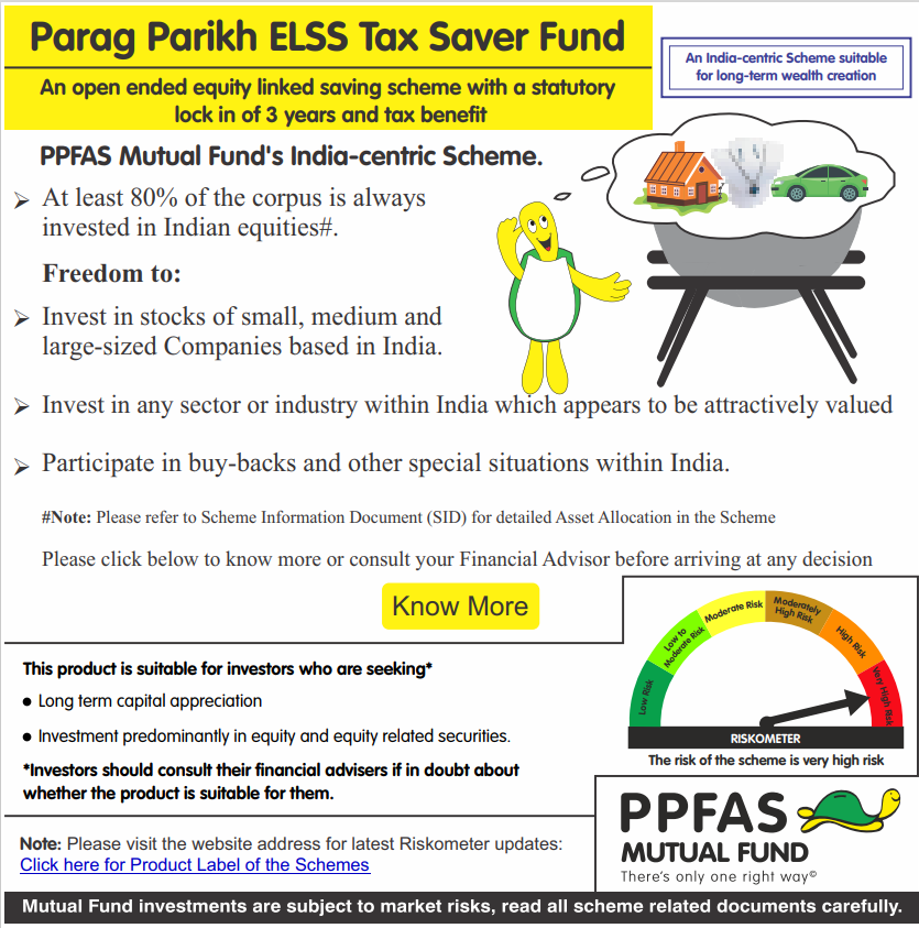 Thinking promotional image for Tax Saver Fund