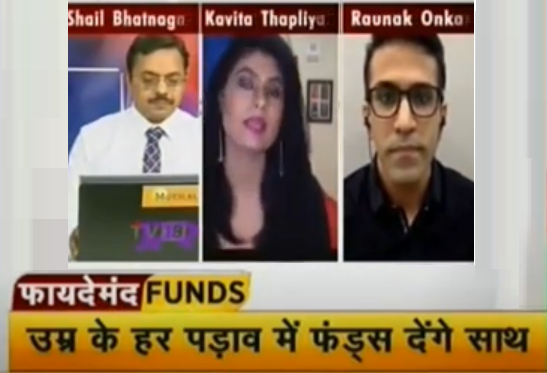 Mr. Raunak Onkar's interview in CNBC Awaaz Faydemand Funds