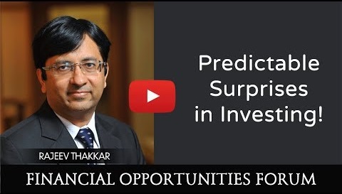 Rajeev Thakkar speaks on Predictable Surprises in Investing