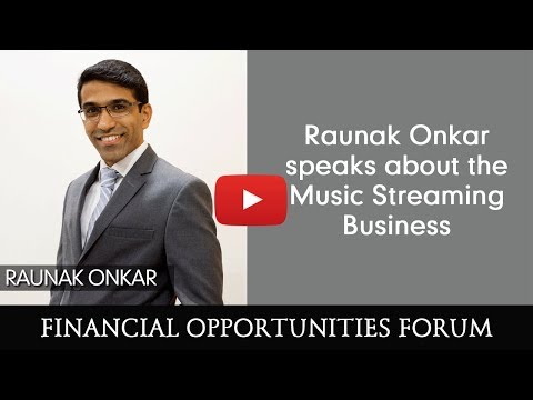 Raunak Onkar speaks about the Music Streaming Business